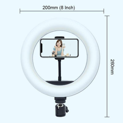 Selfie Ring Light Photography Light Led Rim Of Lamp With Mobile Holder Large Tripod Stand - MY STORE LIVING