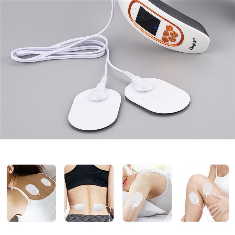 4d Smart Electric Neck And Back Pulse Massager Tens Wireless Heat Cervical Relax - MY STORE LIVING