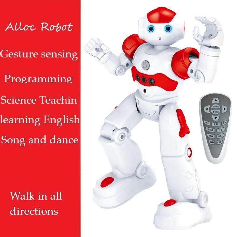 Intelligent Early Education Remote Control Robot Puzzle Boy Children's Toy Gesture Induction Usb Charging - MY STORE LIVING