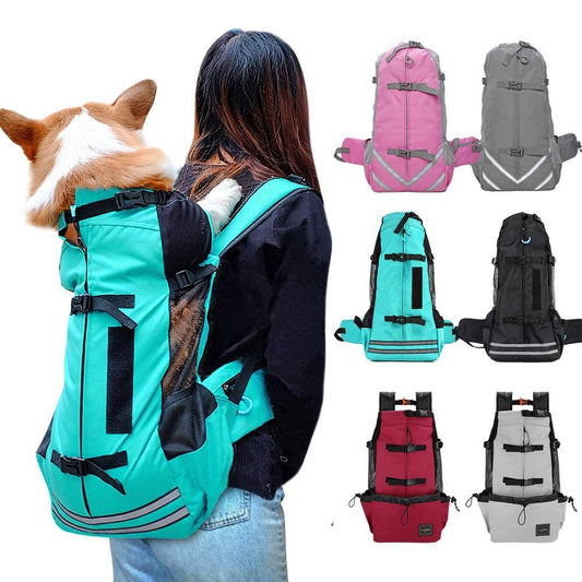 Adjustable Reflective Carrier Bag For Dogs - Outdoor Travel Backpack - MY STORE LIVING