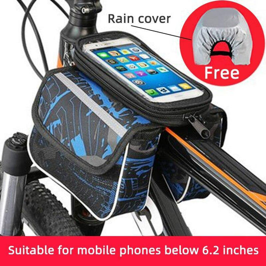 Bicycle Bag 6.2 Inch Rainproof Front Frame Sensitive Touch Screen - MY STORE LIVING