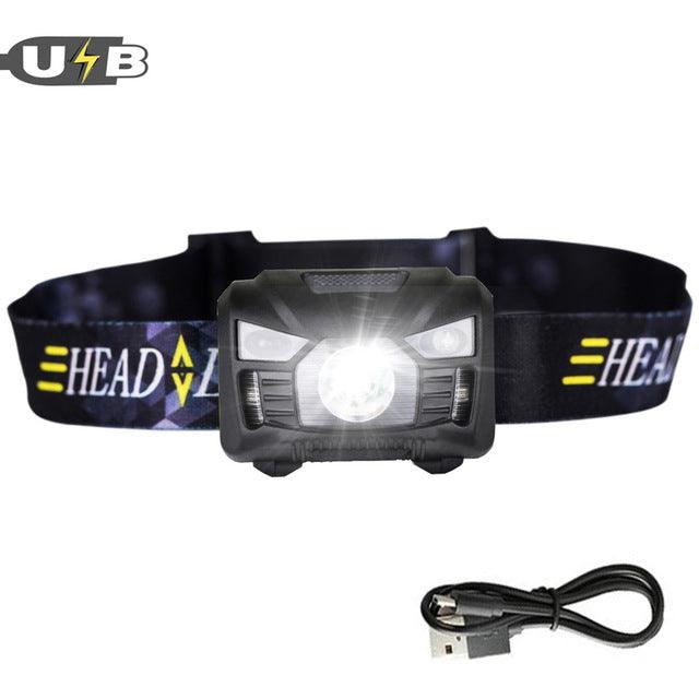 Outdoor Rechargeable Head Torch - MyStoreLiving