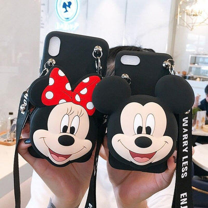 Disney Cartoon Phone Purse Crossbody Smartphone Cover Bag - MY STORE LIVING