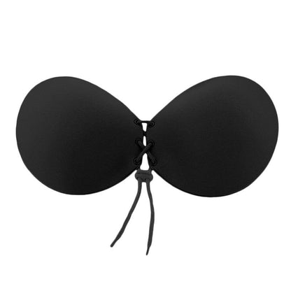 Women Self Adhesive Bra Strapless Bandage Blackless Seamless Push Up Bra Silicone Sticky Women's Underwear Sexy Invisible Bra - MY STORE LIVING