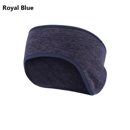 Ponytail Headband Winter Fleece Ear Cover Hair Bandage Ear Warmer Running Sport Headband for Women Girls Outdoor Sweatband - MY STORE LIVING