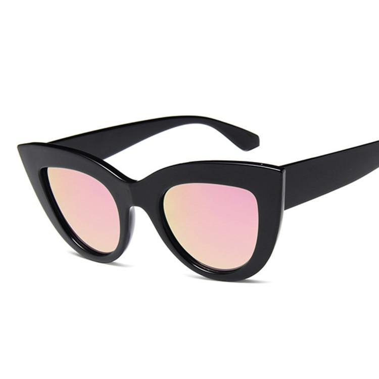 Matte Black Large Cat Eye Sunglasses - MY STORE LIVING