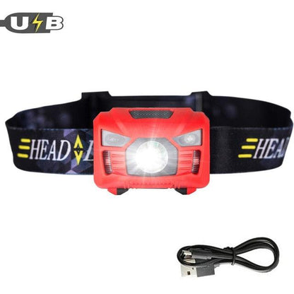 Outdoor Rechargeable Head Torch - MyStoreLiving