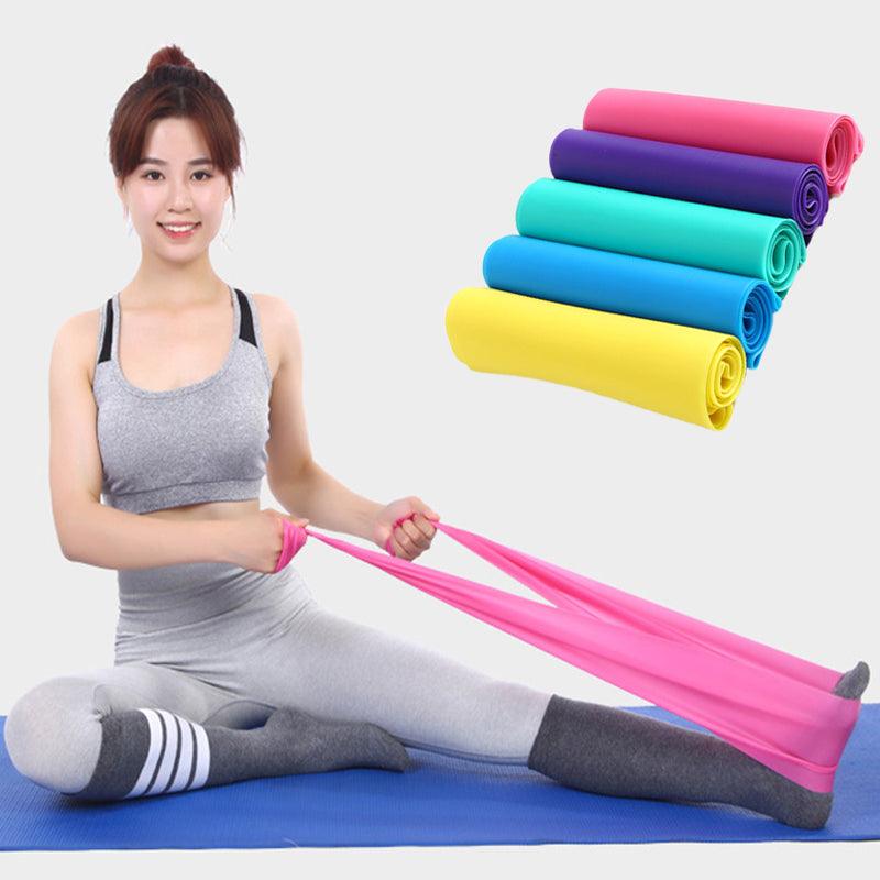 Yoga Stretch Resistance Band GYM Fitness Equipment Training Latex Elastic Exerciser - MyStoreLiving