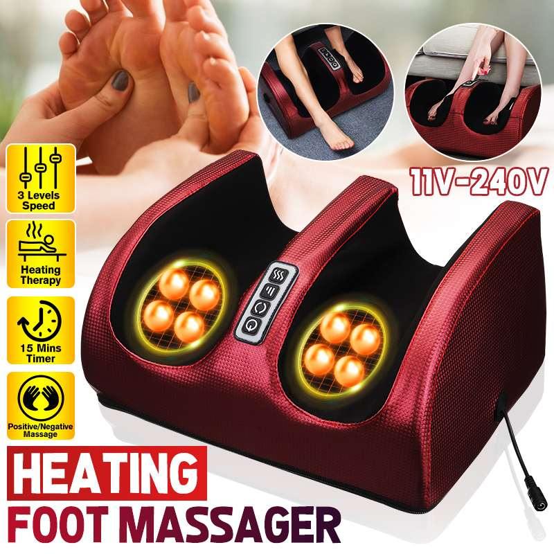 Foot Massager Machine Electric Massager Shiatsu Therapy Roller - MY STORE LIVING