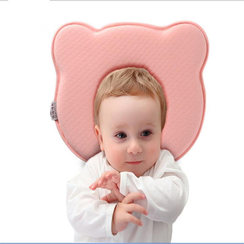 baby pillow Memory Foam newborn Baby Breathable Shaping Pillows To Prevent Flat Head Ergonomic - MY STORE LIVING