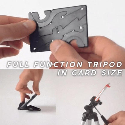 Mobile Phone Hold Adjustment Foldable Rotation Card Pocket Holder Video Tripod Type - MyStoreLiving