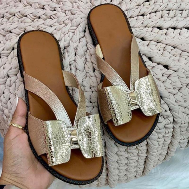 Summer Women Slippers Cute Butterfly-Knot Casual Sandals - MY STORE LIVING