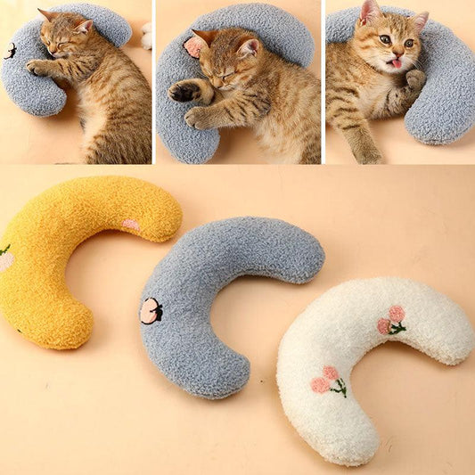 Dog Cat Pillow Protection Cervical Deep Sleep U-shaped Pet Pillow Puppy Cat Pillow Pillow Pet Supplies - MyStoreLiving