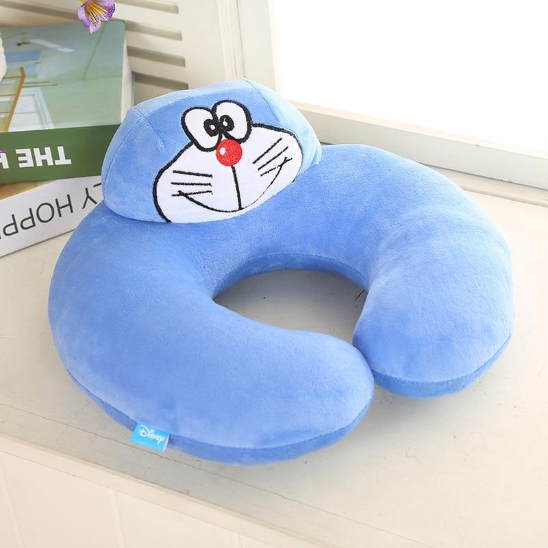 25 Kinds Cartoon U Shape Hoodie Travel Pillow Neck Cushion For Sleep Kawaii Animals Hooded Pillows For Airplane Home Textile - MY STORE LIVING