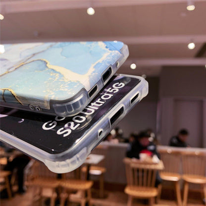 ShockProof Marble Crack Plating Phone Case - MY STORE LIVING