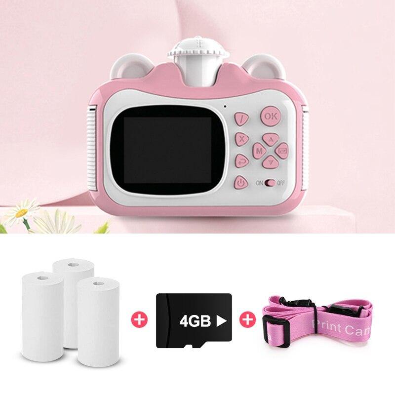 Instant Print Digital Kids Camera 1080P Rechargeable Kids Camera + 16GB SD Card - MY STORE LIVING