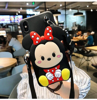 Disney Cartoon Phone Purse Crossbody Smartphone Cover Bag - MY STORE LIVING