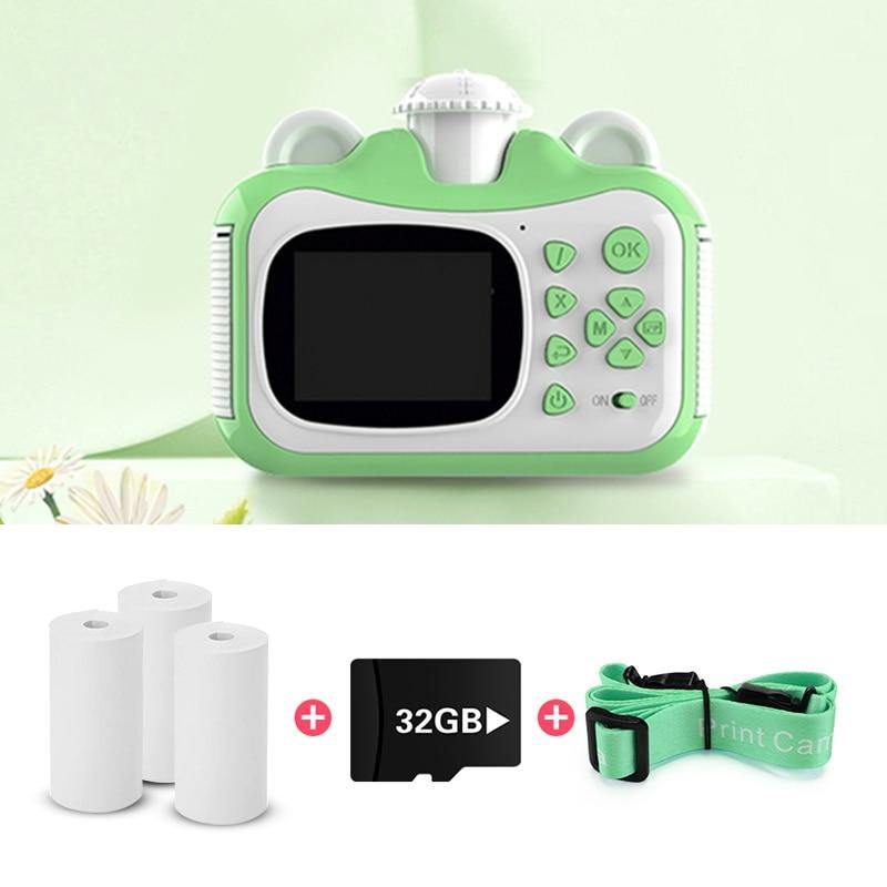 Instant Print Digital Kids Camera 1080P Rechargeable Kids Camera + 16GB SD Card - MY STORE LIVING