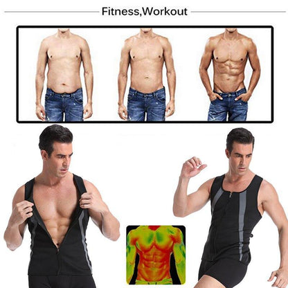 Sweat Vest Waist Trainer Vest Neoprene Tank Top Sports Neoprene Gym Workout Exercise - MY STORE LIVING