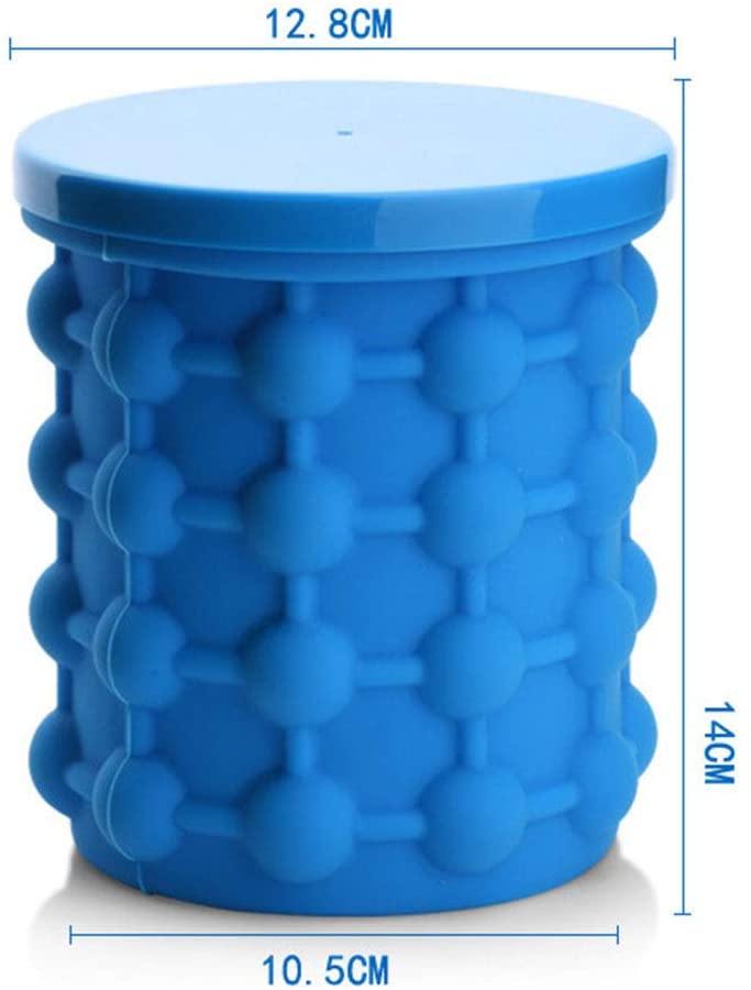 Silicone Ice Bucket Cooler Cube Maker Cabinet Space Saving Kitchen Tools - MY STORE LIVING