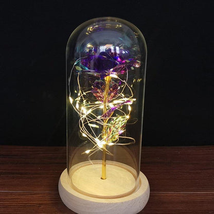 Eternal Rose LED Lights Led Lights String Forever In A Glass Unique Gifts - MyStoreLiving