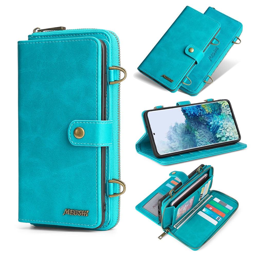 Detachable Wallet Leather Phone Case for Samsung Galaxy - MyStoreLiving