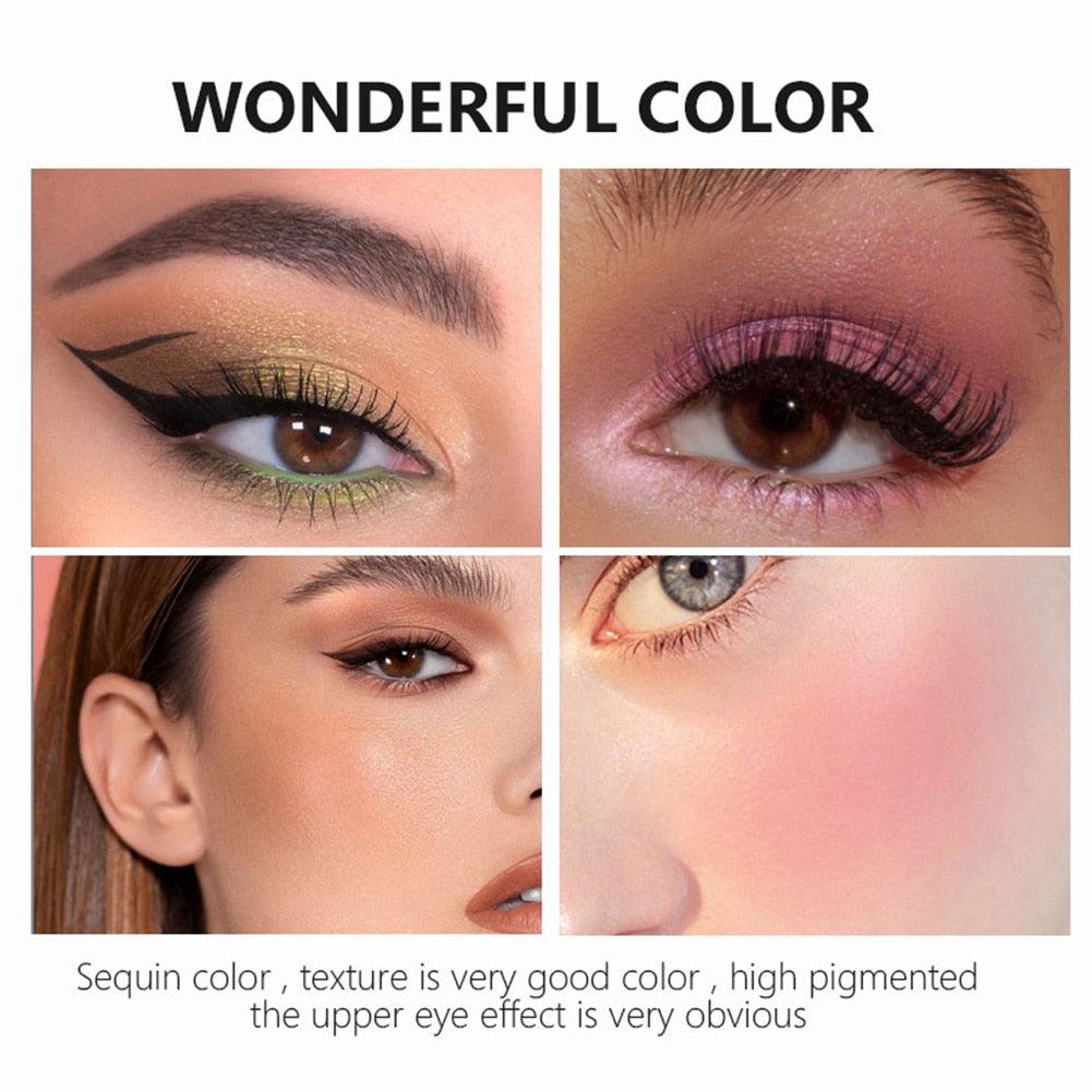 HANDAIYAN 84 Colors Eyeshadow Palette All in One Matte Glitter Pearl Makeup Palette Eyeshadow Blush Highlight Cosmetics Plate - MyStoreLiving