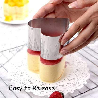 Convenient Quick Bake Mould For Salad Baking Dish Diy Bakeware Tools Cupcake Mold Salad Dessert Die Mousse Ring Cake Cheese Tool - MY STORE LIVING