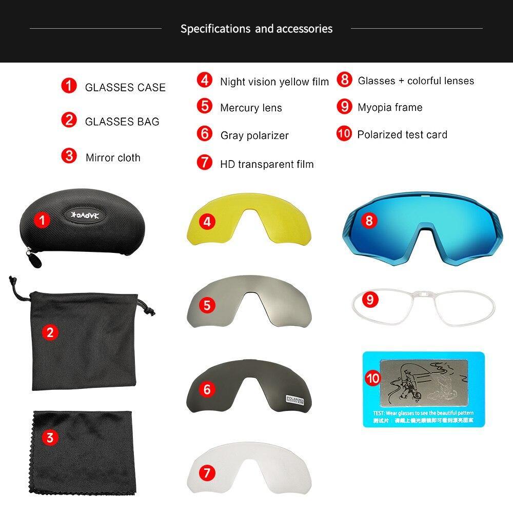 Riding Mtb Polarized Sports Cycling Glasses Goggles - MY STORE LIVING