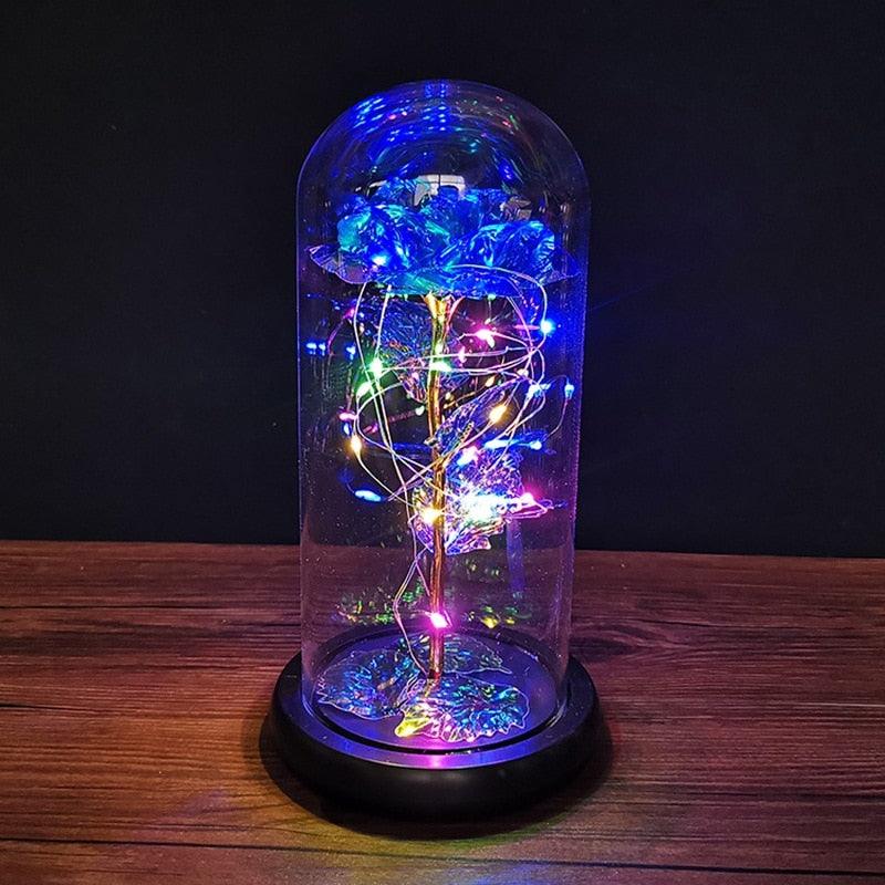 Eternal Rose LED Lights Led Lights String Forever In A Glass Unique Gifts - MyStoreLiving