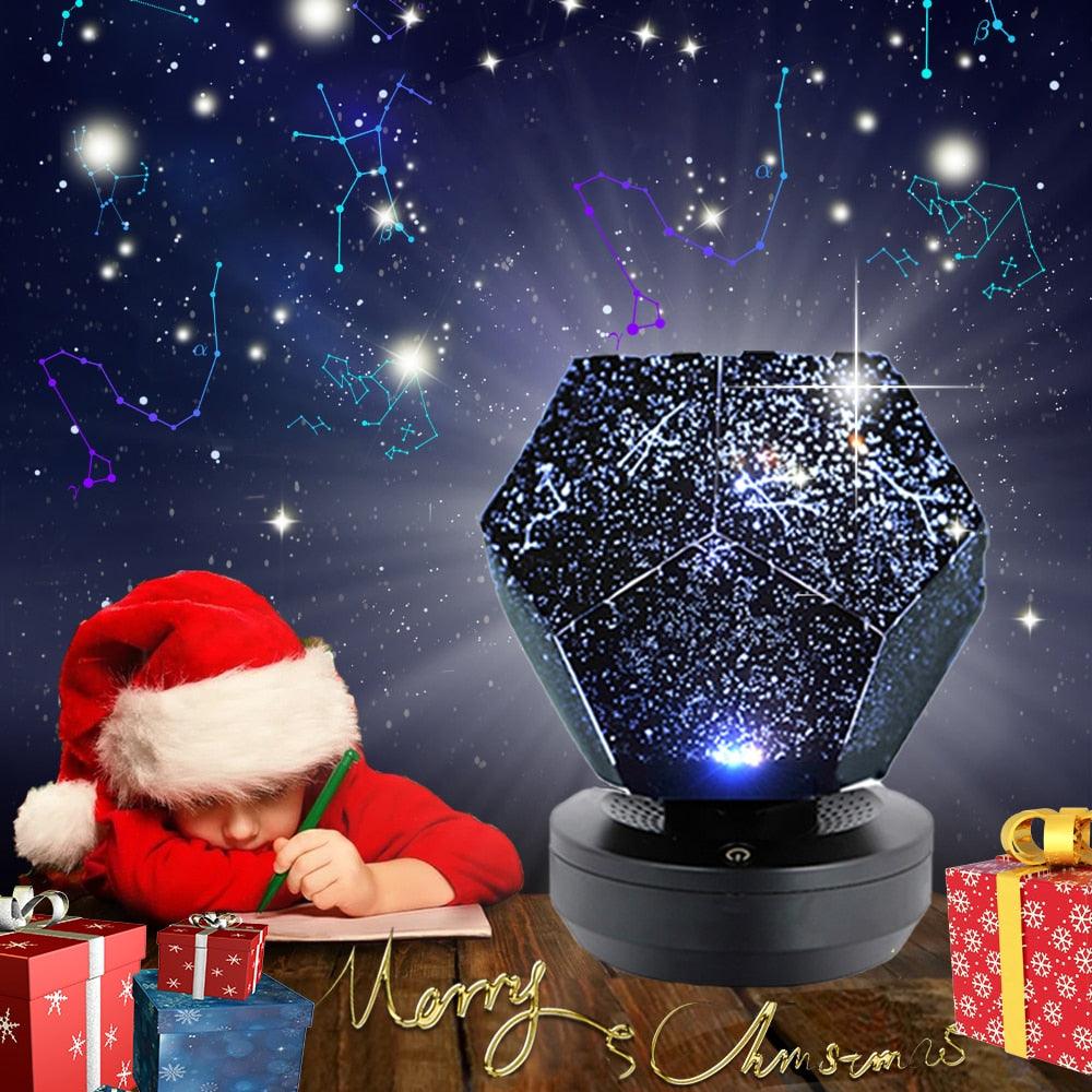 Children's Night Light Projector Starry Sky Ceiling Galaxy Star Projector - MyStoreLiving