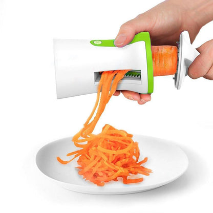 Portable Vegetable Slicer Handheld Spiralizer Peeler Spiral Slicer - MY STORE LIVING