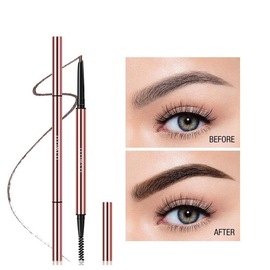 Ultra Fine Triangle Eyebrow Pencil Precise Brow Definer Long Lasting Waterproof Blonde Brown Eye Brow Makeup 6 Colors - MY STORE LIVING