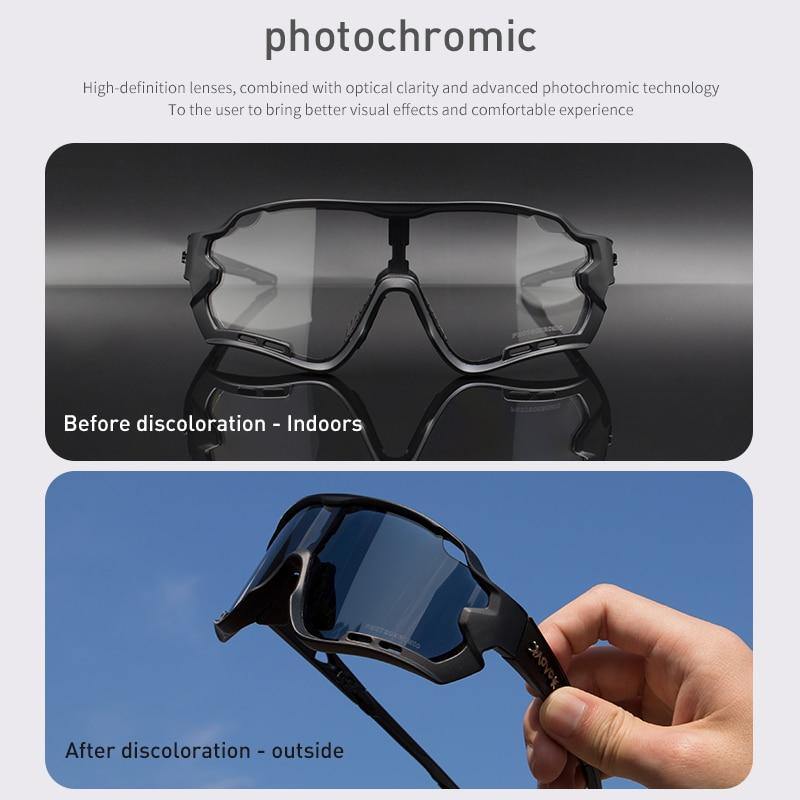 Cycling Photochromic Outdoor Sports Sunglasses MTB Mountain Bike Bicycle Glasses - MY STORE LIVING