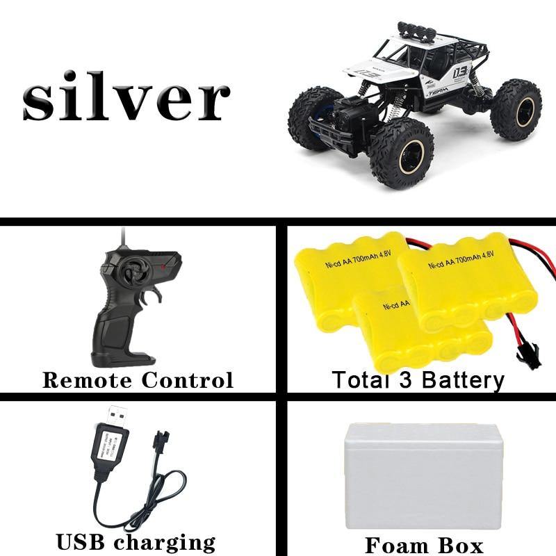 1/12 Large 4WD Remote Control Trucks 2.4G Off-Road Rock Climbing RC Car Toys - MY STORE LIVING