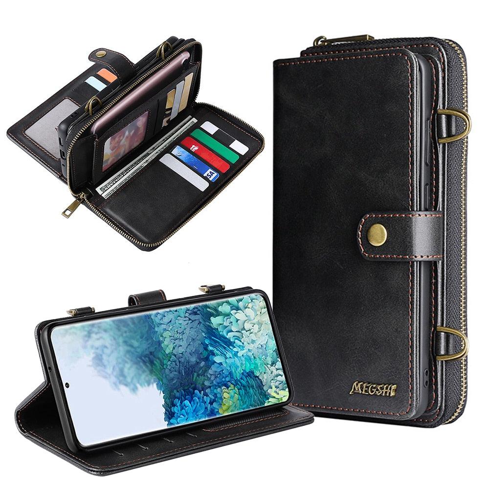 Detachable Wallet Leather Phone Case for Samsung Galaxy - MyStoreLiving