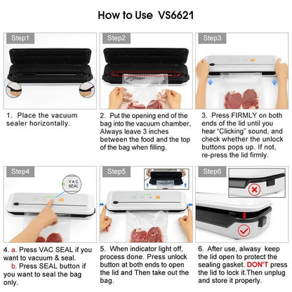 LAIMENG Vacuum Packing Machine Sous Vide Vacuum Sealer For Food Storage New Food - MY STORE LIVING