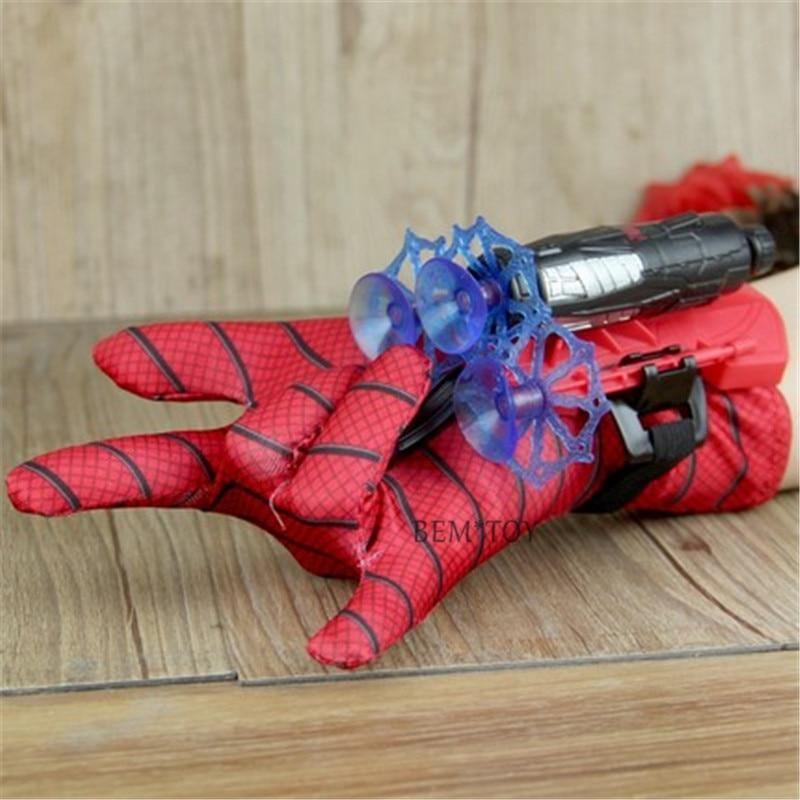 Spider Man Toys Plastic Cosplay Spiderman Glove Launcher Set - MY STORE LIVING