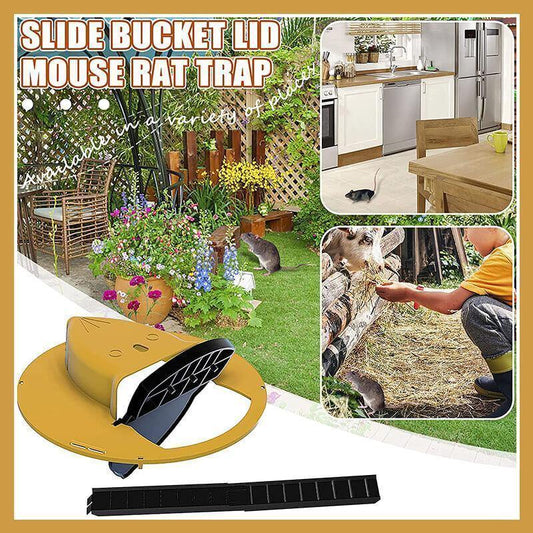 Flip N Slide Bucket Lid Mouse Trap - MY STORE LIVING