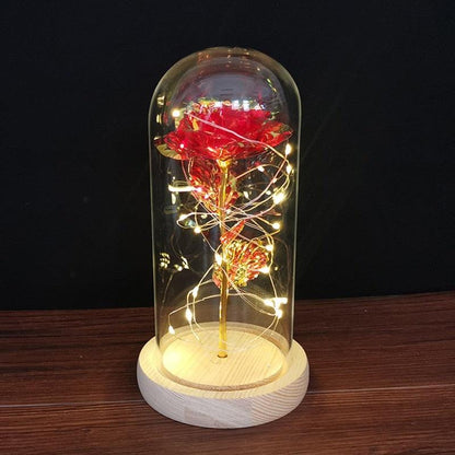 Eternal Rose LED Lights Led Lights String Forever In A Glass Unique Gifts - MyStoreLiving