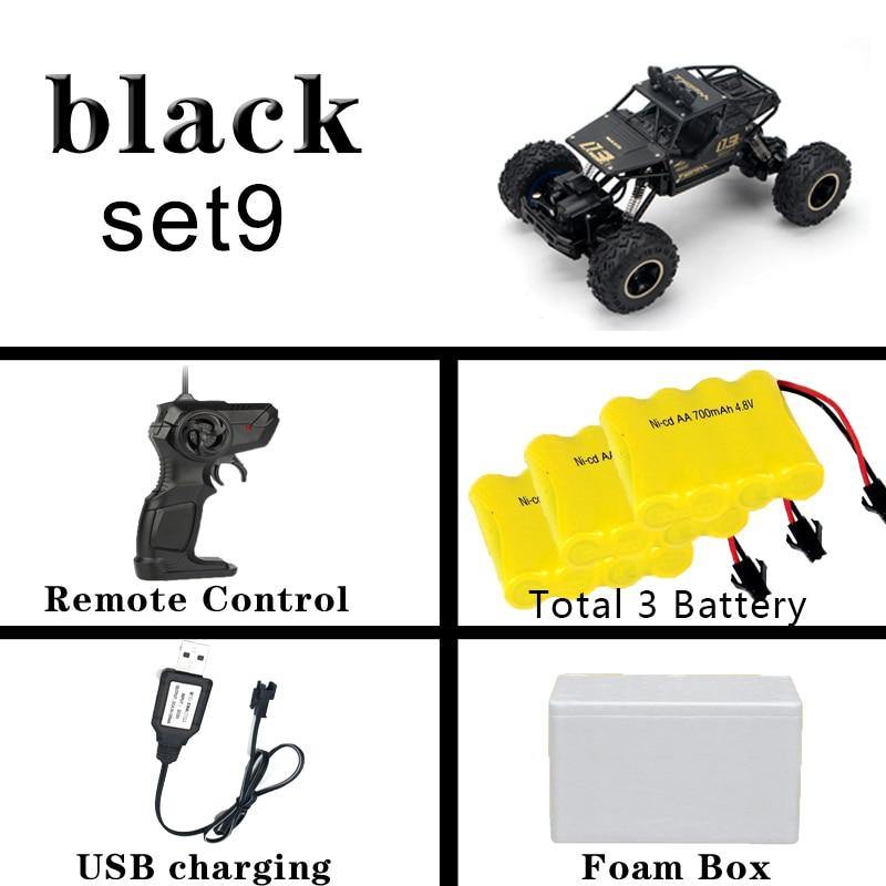 1/12 Large 4WD Remote Control Trucks 2.4G Off-Road Rock Climbing RC Car Toys - MY STORE LIVING