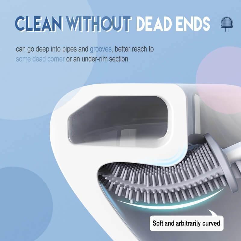 Bathroom Toilet Cleaning Brush And Holder Set - MY STORE LIVING