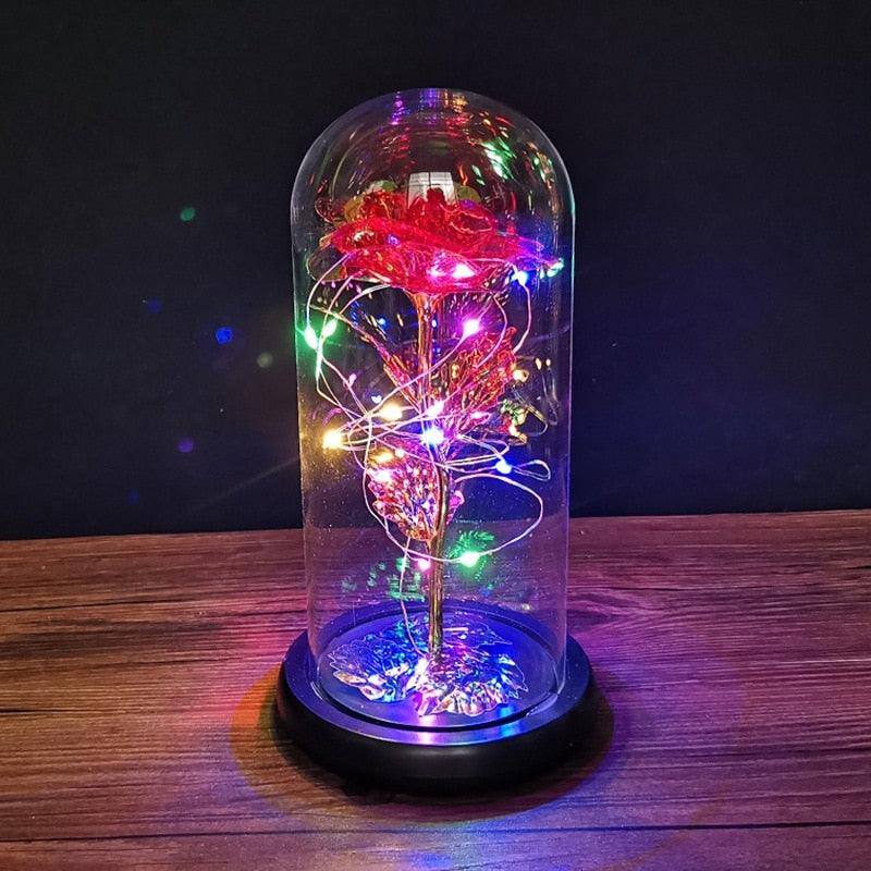 Eternal Rose LED Lights Led Lights String Forever In A Glass Unique Gifts - MyStoreLiving