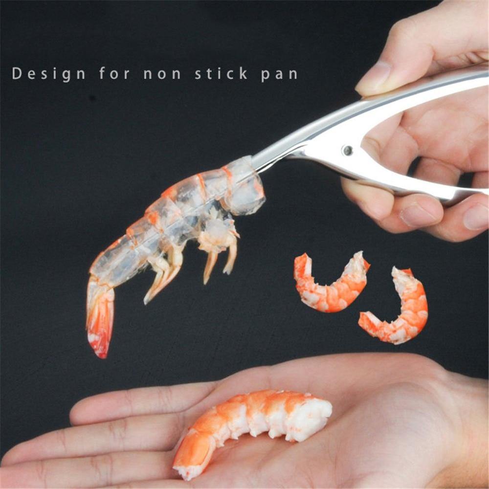 Stainless Steel Creative Prawn Peeler Practical Shrimp Deveiner Peel Device Fishing Knife Kitchen Cooking Seafood Gadget Tools - MY STORE LIVING