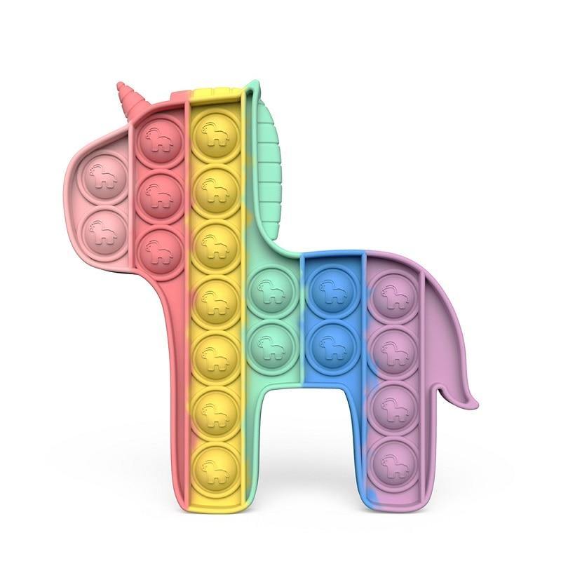 Sensory Fidget Toys for Kids Adults, One Side Louder Push Bubbles Pop, Fidget Popper Stress Reliever Toys-Owl - MY STORE LIVING