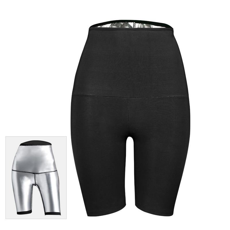 Newest Women Silver Coating Hot Sweat Body Shaper Waist Trainer Slimming Pants - MY STORE LIVING
