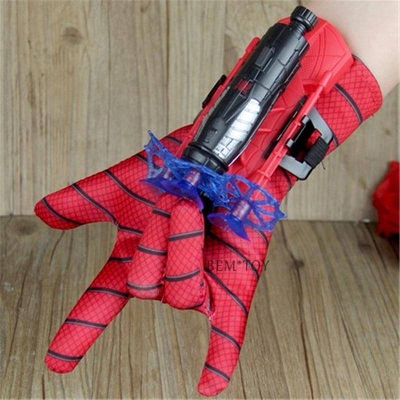 Spider Man Toys Plastic Cosplay Spiderman Glove Launcher Set - MY STORE LIVING