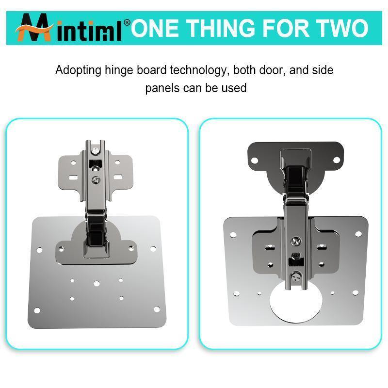 Mintiml® Hinge Repair Plate Rust Resistant Stainless For Cabinet Furniture Drawer Window Steel Furniture Hardware Accessories - MY STORE LIVING