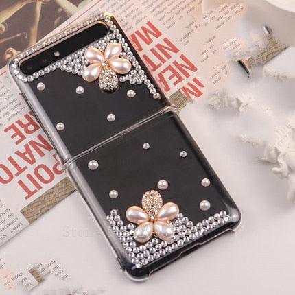 Flower Crown Perfume Bottle with Full Bling Crystal Diamond Phone Case - MyStoreLiving