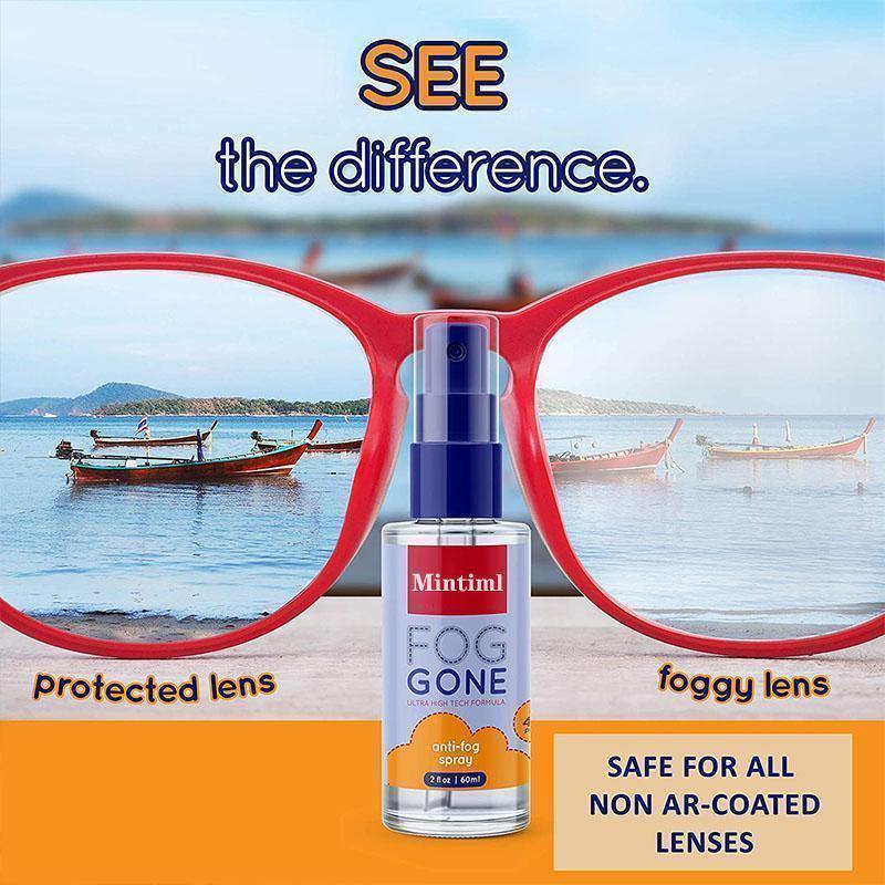 Optix-55 Anti-Fog-Spray for Glasses with Non AR Lenses Long-Lasting-Solution - MY STORE LIVING